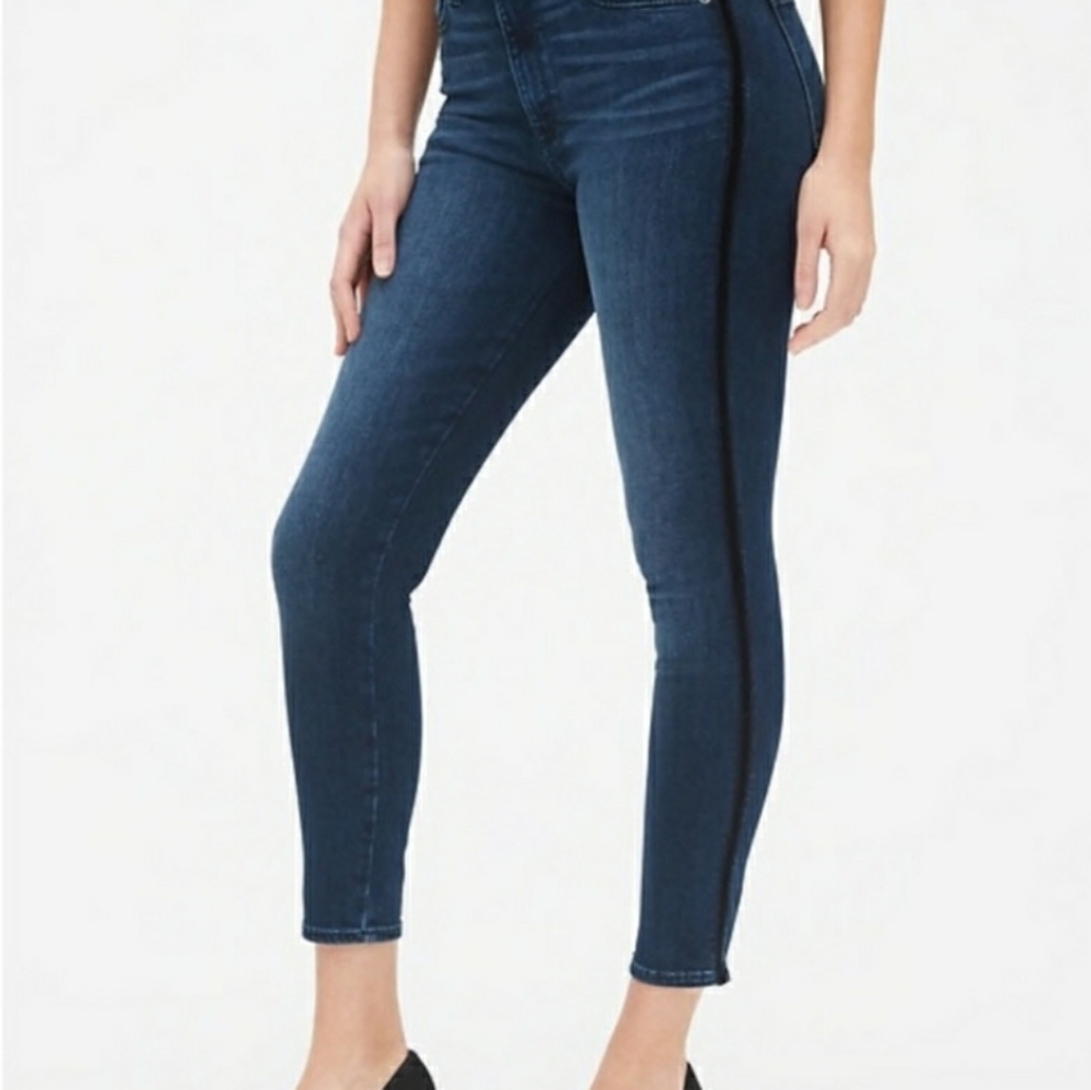 Compares to Size 16 Gap Jeans Black Tuxedo Stripes